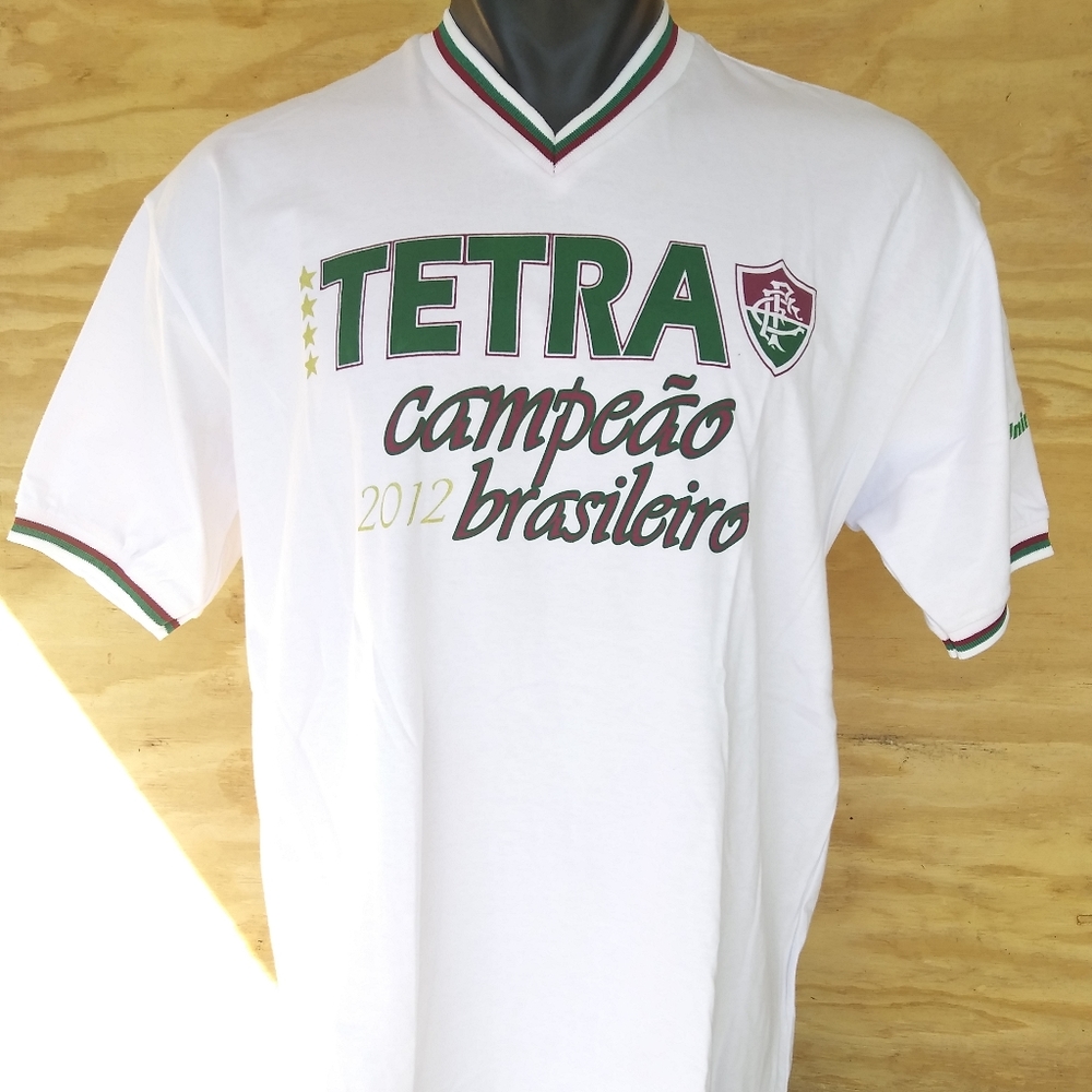 Fluminense 2012 Tetra Campeao Brasileiro T Shirt S